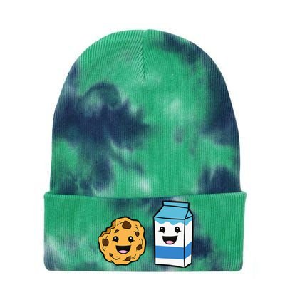 Kawaii Milk Chocolate Chip Cookie Tie Dye 12in Knit Beanie