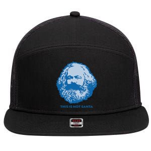 Karl Marxism Communism Socialism Philosophy 7 Panel Mesh Trucker Snapback Hat