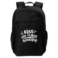 Kiss My Class Goodbye Funny Graduation Backpack