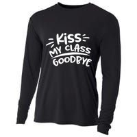 Kiss My Class Goodbye Funny Graduation Cooling Performance Long Sleeve Crew