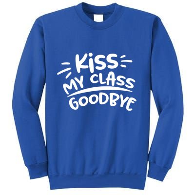 Kiss My Class Goodbye Funny Graduation Sweatshirt