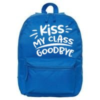 Kiss My Class Goodbye Funny Graduation 16 in Basic Backpack