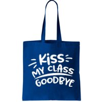 Kiss My Class Goodbye Funny Graduation Tote Bag