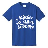 Kiss My Class Goodbye Funny Graduation Kids T-Shirt