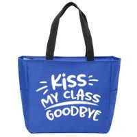 Kiss My Class Goodbye Funny Graduation Zip Tote Bag