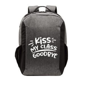 Kiss My Class Goodbye Funny Graduation Vector Backpack