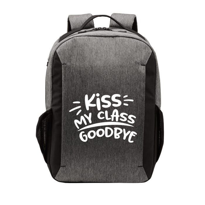 Kiss My Class Goodbye Funny Graduation Vector Backpack