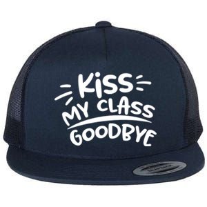 Kiss My Class Goodbye Funny Graduation Flat Bill Trucker Hat