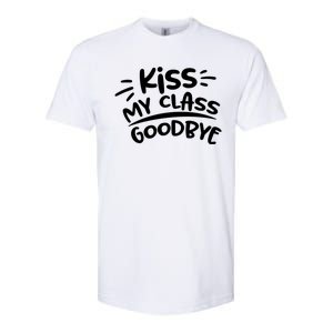 Kiss My Class Goodbye Funny Graduation Softstyle CVC T-Shirt