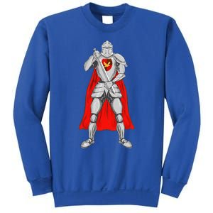 Knight Medieval Costume Funny Halloween Cosplay Lazy Gift Sweatshirt