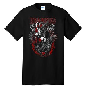 Krampus Merry Christmas Holiday Chrismas Horror Funny Tall T-Shirt