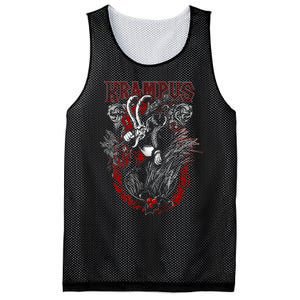 Krampus Merry Christmas Holiday Chrismas Horror Funny Mesh Reversible Basketball Jersey Tank