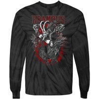 Krampus Merry Christmas Holiday Chrismas Horror Funny Tie-Dye Long Sleeve Shirt