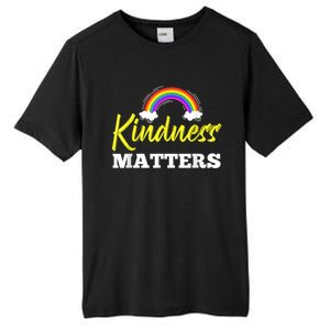 Kindness Matters Colorful Rainbow Be Kind AntiBullying Tall Fusion ChromaSoft Performance T-Shirt