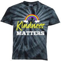 Kindness Matters Colorful Rainbow Be Kind AntiBullying Kids Tie-Dye T-Shirt