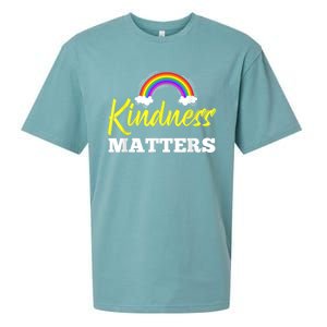 Kindness Matters Colorful Rainbow Be Kind AntiBullying Sueded Cloud Jersey T-Shirt