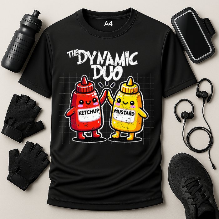 K.E.T.C.H.U.P Mustard Dynamic Duo Best Friends Performance Shirt