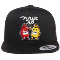 K.E.T.C.H.U.P Mustard Dynamic Duo Best Friends Flat Bill Trucker Hat