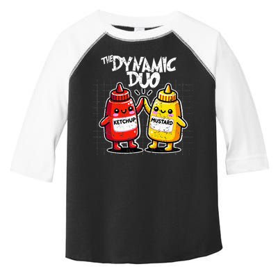 K.E.T.C.H.U.P Mustard Dynamic Duo Best Friends Toddler Fine Jersey T-Shirt