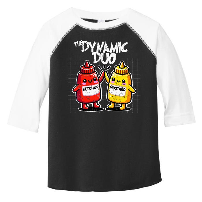 K.E.T.C.H.U.P Mustard Dynamic Duo Best Friends Toddler Fine Jersey T-Shirt