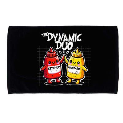 K.E.T.C.H.U.P Mustard Dynamic Duo Best Friends Microfiber Hand Towel