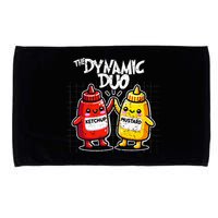 K.E.T.C.H.U.P Mustard Dynamic Duo Best Friends Microfiber Hand Towel