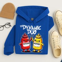 K.E.T.C.H.U.P Mustard Dynamic Duo Best Friends Hoodie