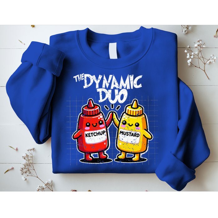 K.E.T.C.H.U.P Mustard Dynamic Duo Best Friends Sweatshirt