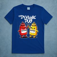 K.E.T.C.H.U.P Mustard Dynamic Duo Best Friends T-Shirt