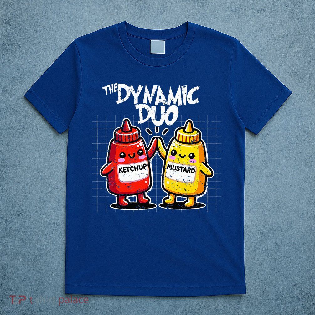 K.E.T.C.H.U.P Mustard Dynamic Duo Best Friends T-Shirt