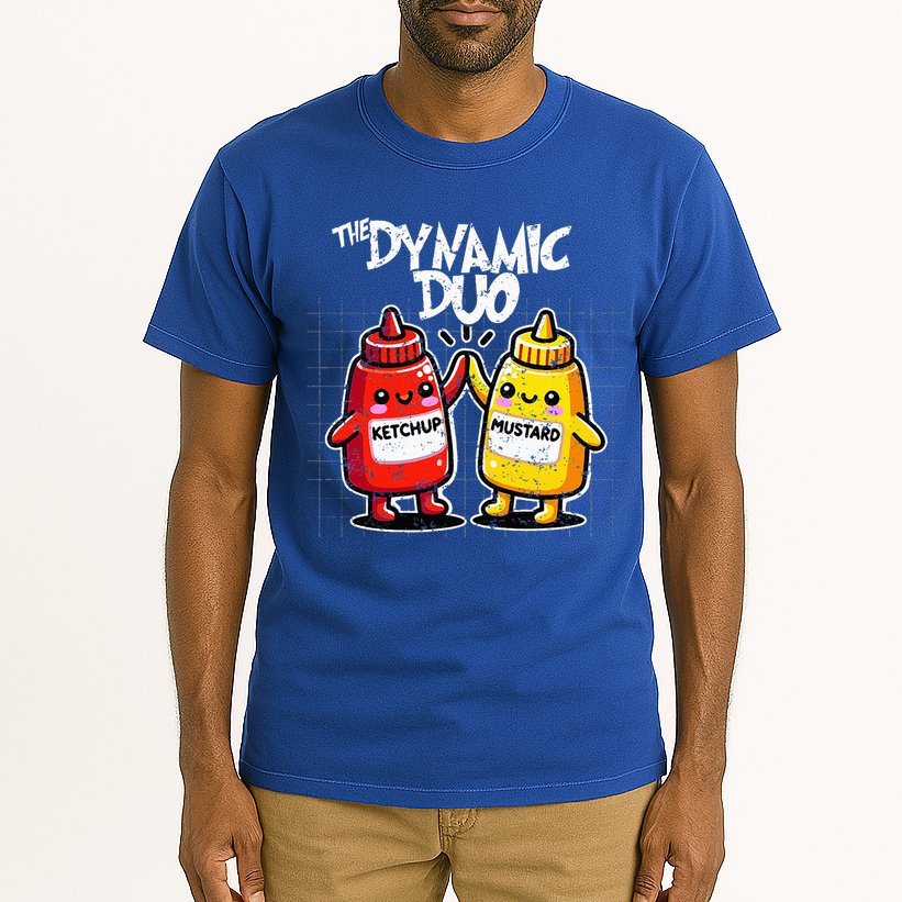 K.E.T.C.H.U.P Mustard Dynamic Duo Best Friends Tall T-Shirt