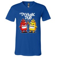 K.E.T.C.H.U.P Mustard Dynamic Duo Best Friends V-Neck T-Shirt