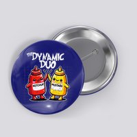 K.E.T.C.H.U.P Mustard Dynamic Duo Best Friends Button