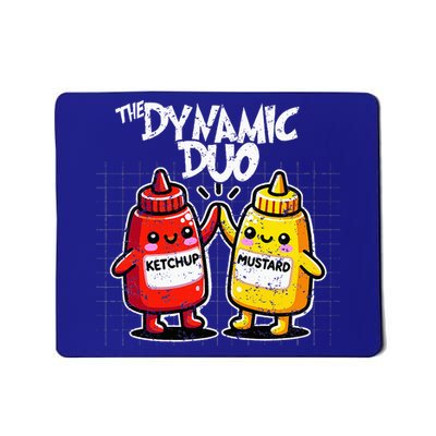 K.E.T.C.H.U.P Mustard Dynamic Duo Best Friends Mousepad