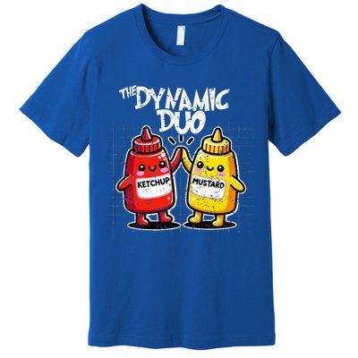 K.E.T.C.H.U.P Mustard Dynamic Duo Best Friends Premium T-Shirt