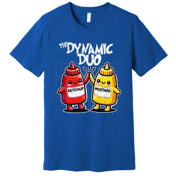 K.E.T.C.H.U.P Mustard Dynamic Duo Best Friends Premium T-Shirt