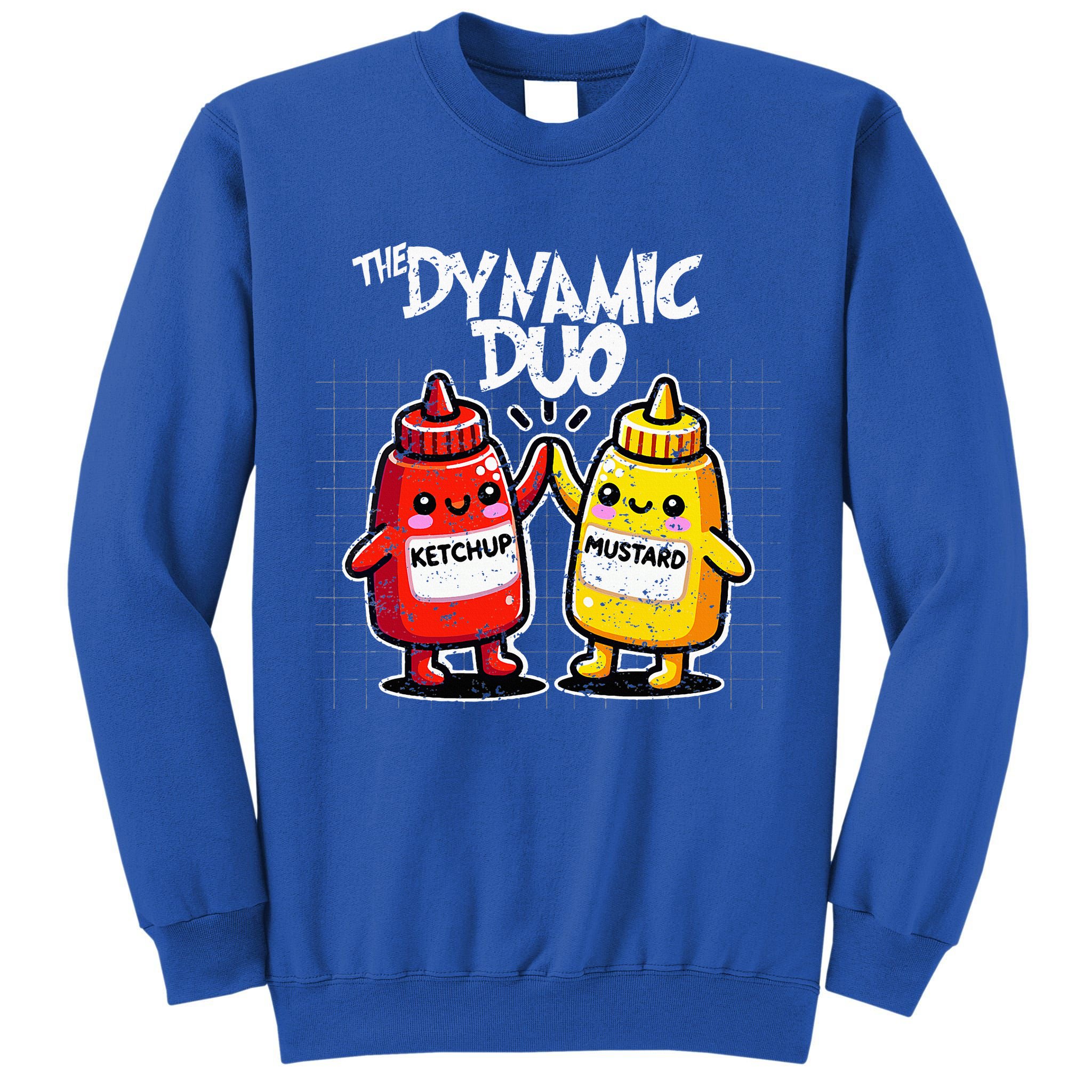 K.E.T.C.H.U.P Mustard Dynamic Duo Best Friends Tall Sweatshirt