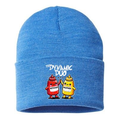 K.E.T.C.H.U.P Mustard Dynamic Duo Best Friends Sustainable Knit Beanie