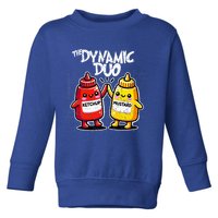 K.E.T.C.H.U.P Mustard Dynamic Duo Best Friends Toddler Sweatshirt