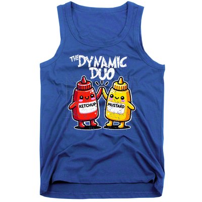 K.E.T.C.H.U.P Mustard Dynamic Duo Best Friends Tank Top