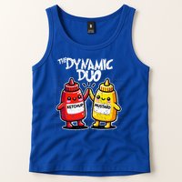 K.E.T.C.H.U.P Mustard Dynamic Duo Best Friends Tank Top