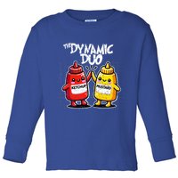 K.E.T.C.H.U.P Mustard Dynamic Duo Best Friends Toddler Long Sleeve Shirt