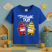 K.E.T.C.H.U.P Mustard Dynamic Duo Best Friends Toddler T-Shirt