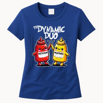 K.E.T.C.H.U.P Mustard Dynamic Duo Best Friends Womens T-Shirt