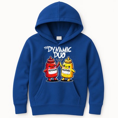 K.E.T.C.H.U.P Mustard Dynamic Duo Best Friends Kids Hoodie