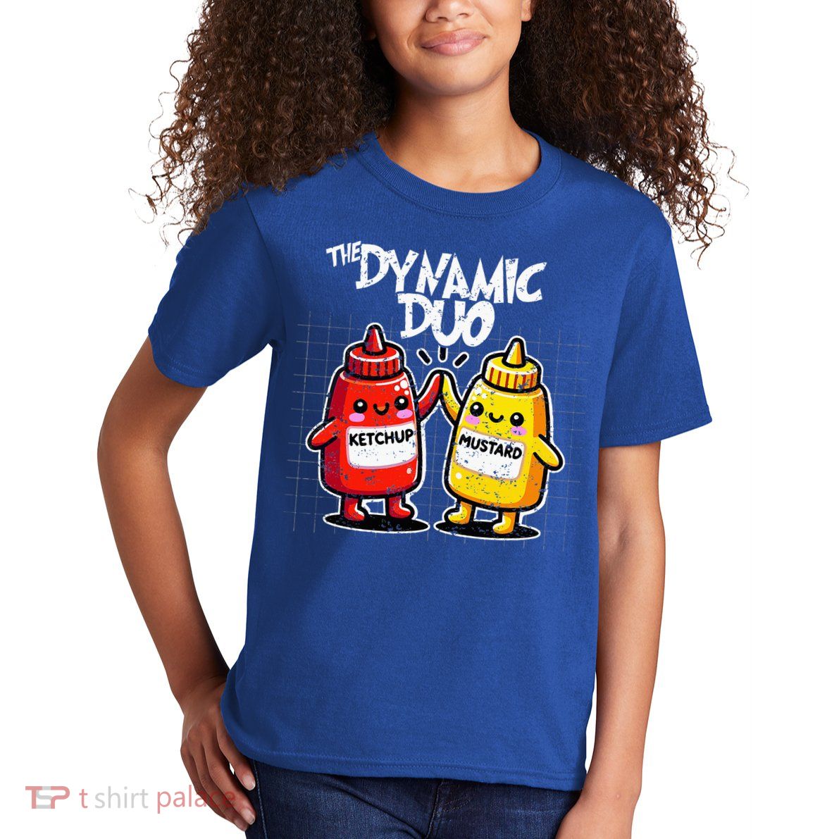 K.E.T.C.H.U.P Mustard Dynamic Duo Best Friends Kids T-Shirt