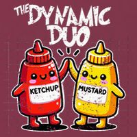K.E.T.C.H.U.P Mustard Dynamic Duo Best Friends 16oz Travel Tumbler