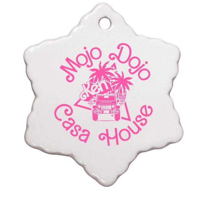 Ken Mojo Dojo Casa House I Am Kenough Ken Horse Ceramic Star Ornament