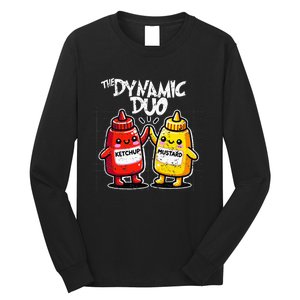 K.E.T..C.H.Up.. Mustard Dynamic Duo Best Friends Long Sleeve Shirt