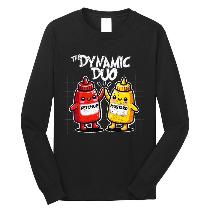 K.E.T..C.H.Up.. Mustard Dynamic Duo Best Friends Long Sleeve Shirt